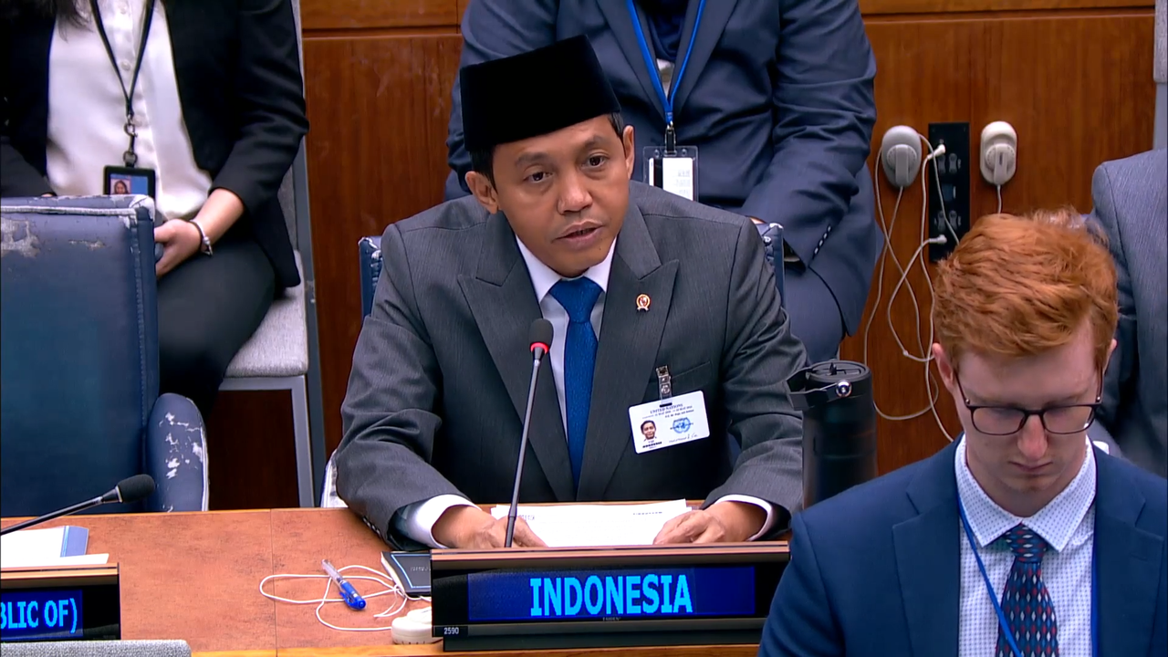 Menteri Kehutanan Raja Juli Antoni di Forum PBB