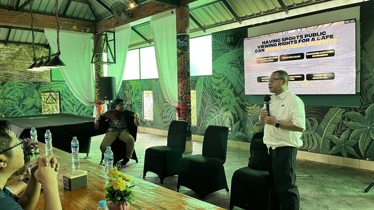 IEG Sosialisasi Nobar Resmi di Batam, Pelaku Usaha Respons Positif