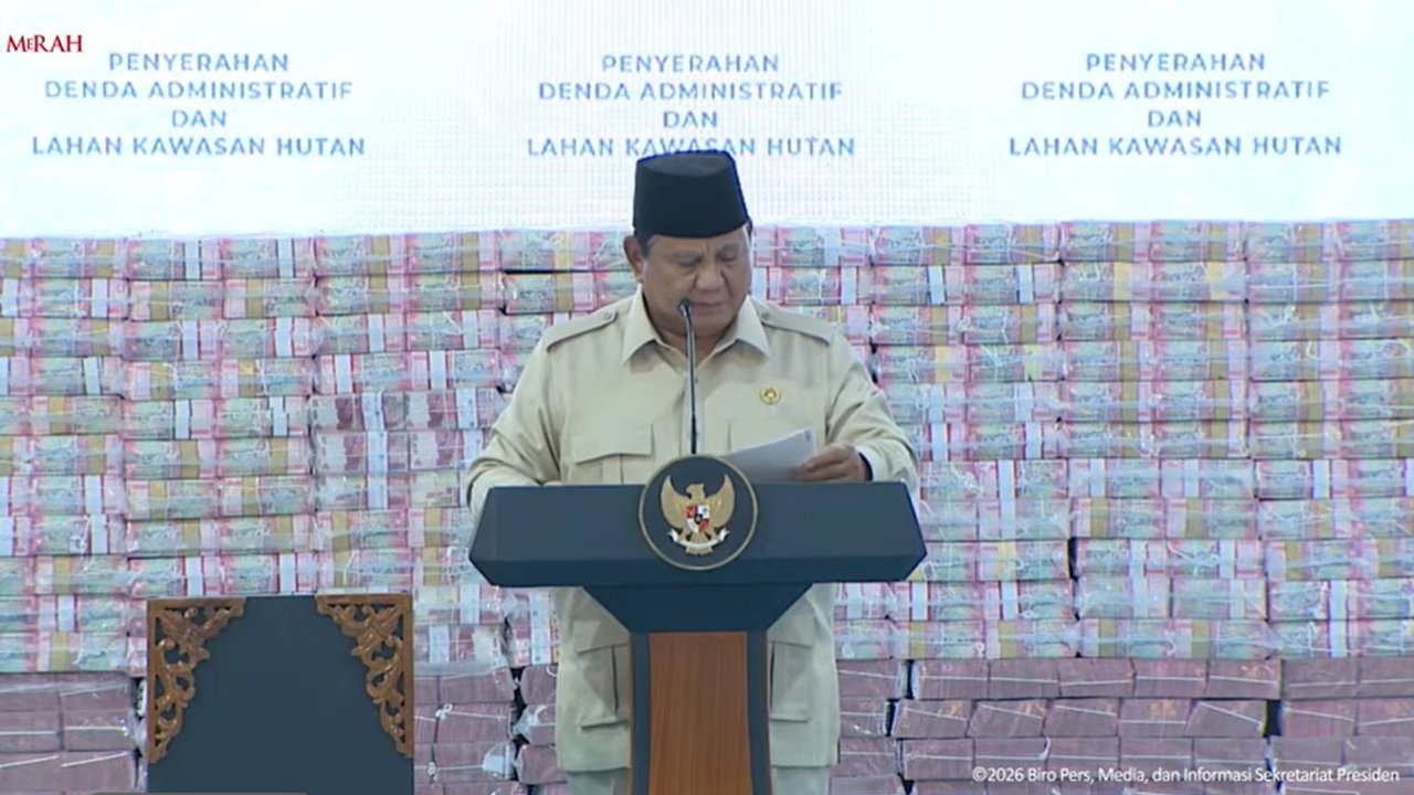Kejagung Pamer Tumpukan Uang Setinggi 3 Meter Depan Prabowo, Total Rp10,2 Triliun