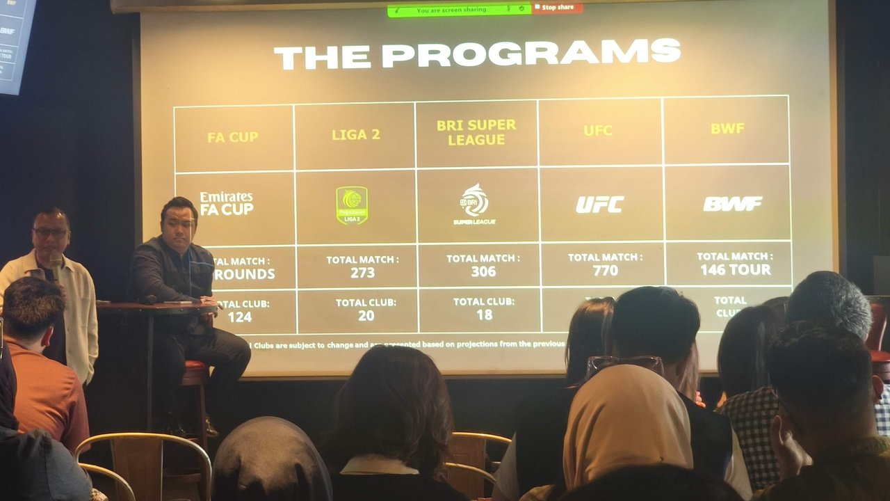 Gandeng Komunitas Olahraga, IEG Gelar Sosialisasi Lisensi Resmi Nonton Bersama Musim Kompetisi 2026/2027
