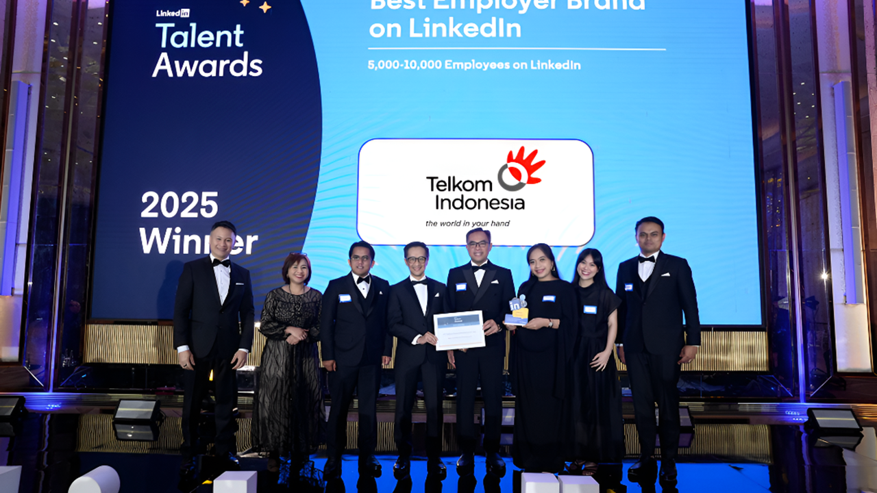TelkomGroup kembali menorehkan prestasi di LinkedIn Talent Awards 2025 dengan meraih dua penghargaan sekaligus.