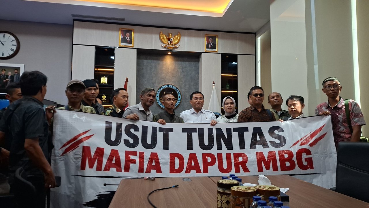 Wakil Kepala BGN Sony Sanjaya Temui Pendemo Korban Penipuan SPPG Catut Namanya