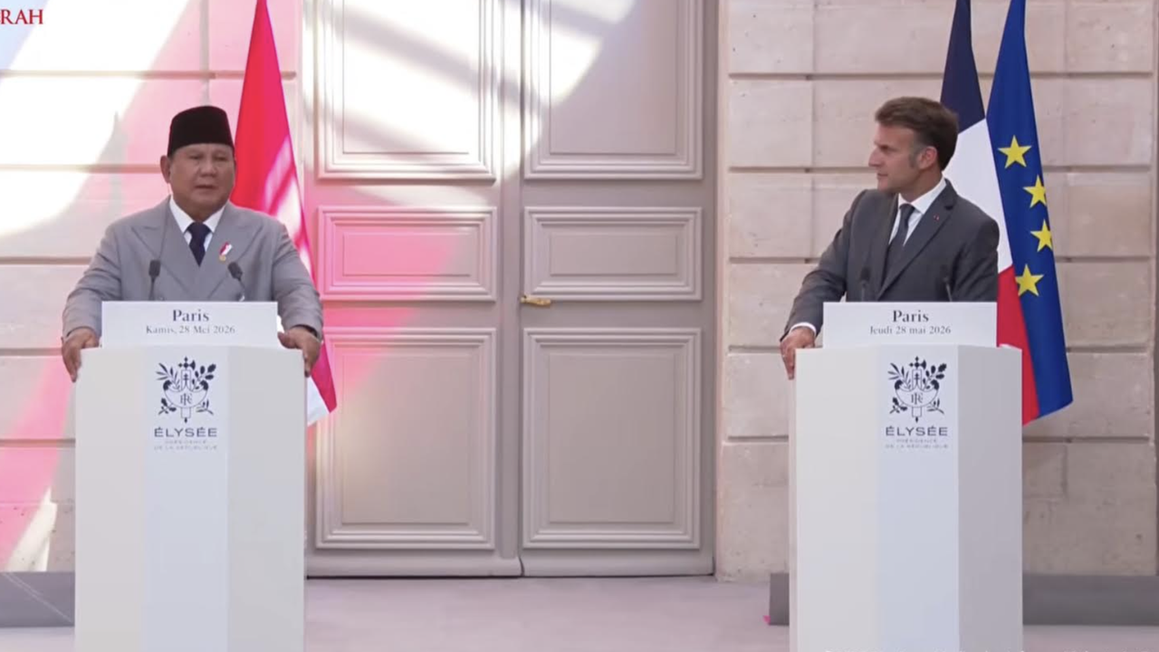 Presiden Prabowo Tersanjung Disambut Presiden Macron: Tahun ini, Saya Sudah Tiga Kali ke Prancis
