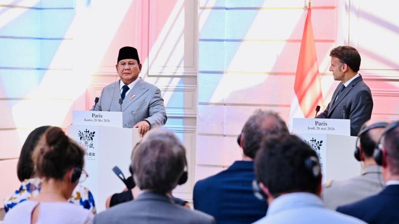 Macron Tegaskan Hubungan Prancis-RI Kian Solid, dari Rafale hingga Palestina