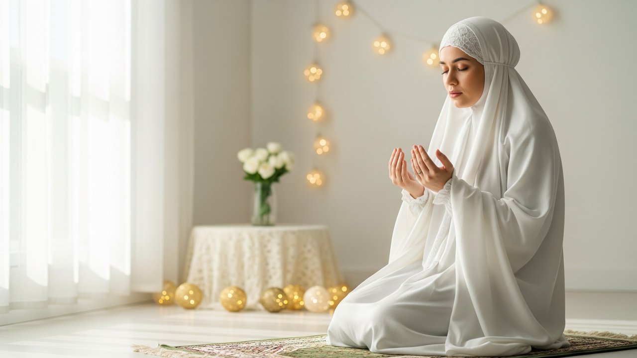 Doa Idul Fitri. (Gemini AI)
