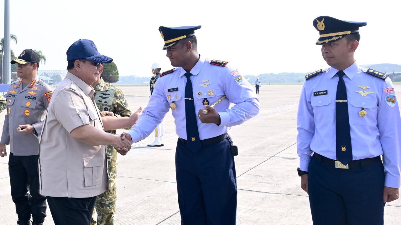 Prabowo Terbang ke Lampung, Resmikan RSUD dan Buka Munas HIPMI XVIII