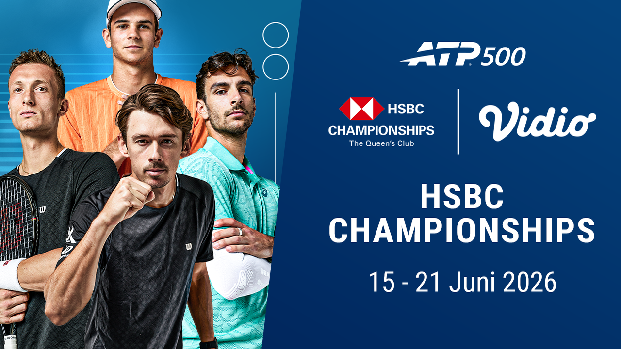 Siaran Langsung Turnamen ATP 500 - The HSBC Championship 2026 Hanya di Vidio