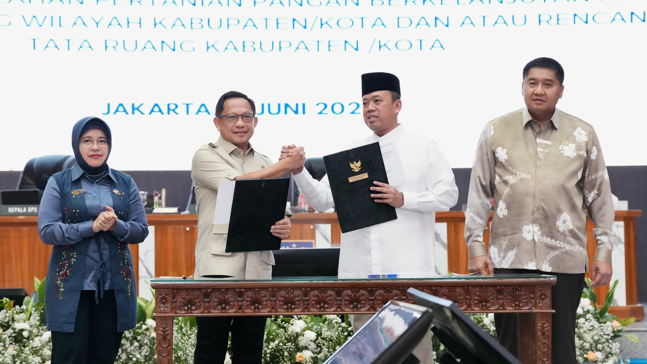 SEB Mendagri dan Menteri ATR/Kepala BPN Jadi Pedoman Pelindungan Lahan ...