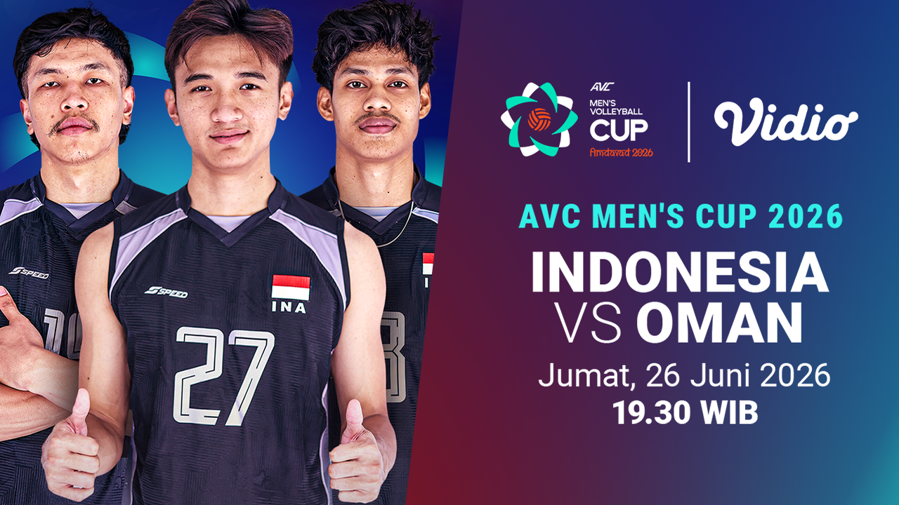 Link Siaran Langsung AVC Men’s Cup 2026 - Indonesia vs Oman di Vidio