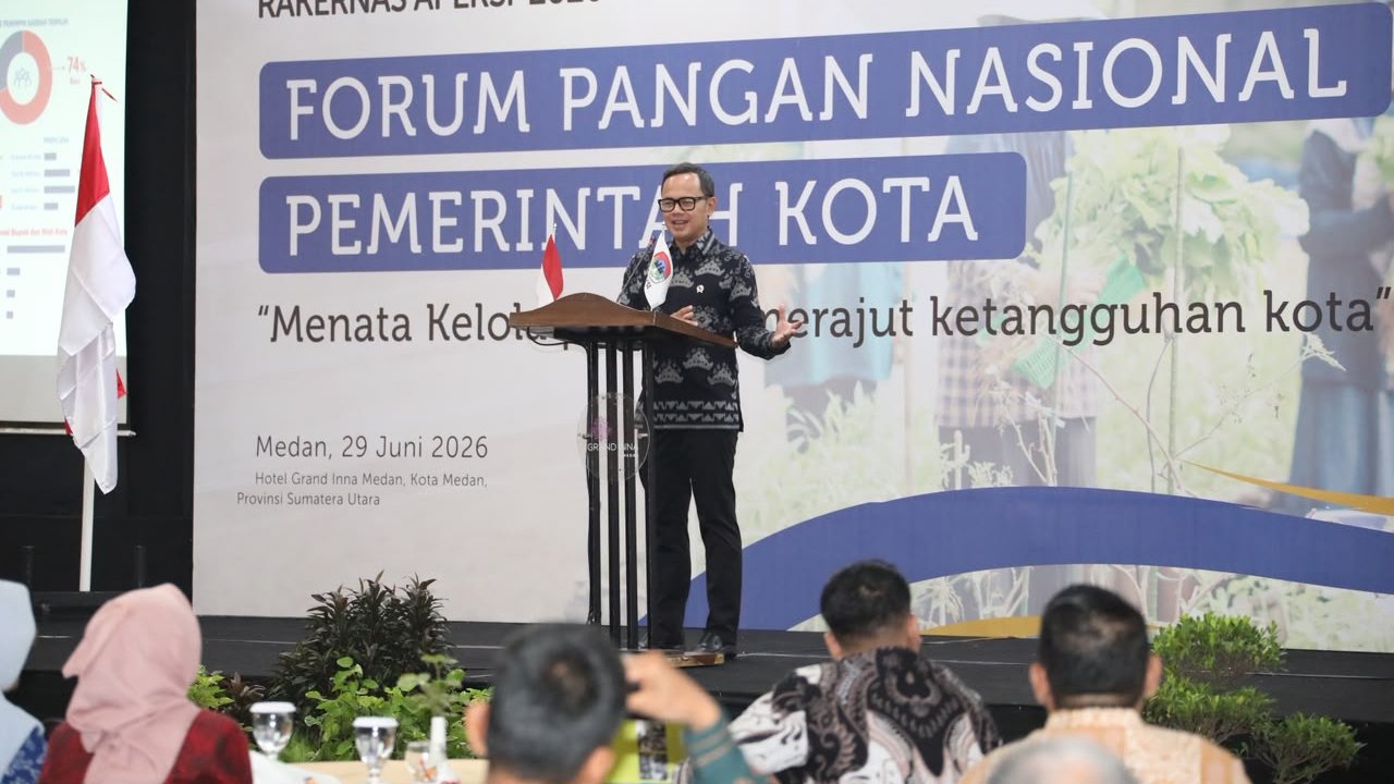 Wamendagri Bima Arya Minta Daerah Kolaborasi Perkuat Ketahanan Pangan Perkotaan