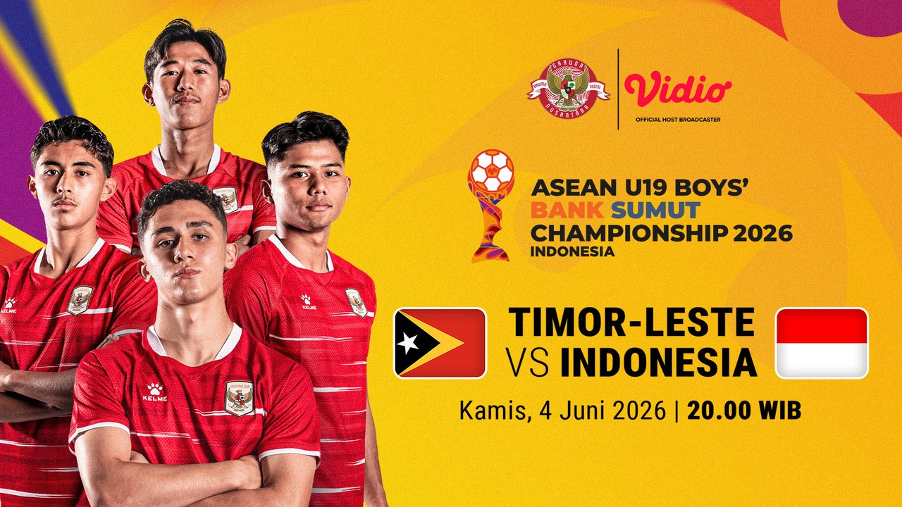 Live Timnas Indonesia U19! Timor Leste vs Indonesia: AFF U19 2026 di Vidio
