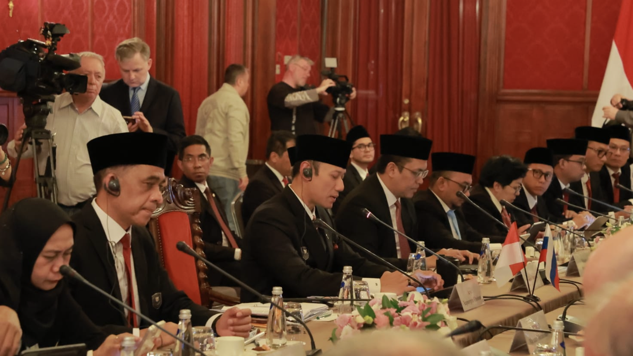 Menko AHY Pimpin Konsultasi Bilateral, Indonesia-Rusia Sepakat Perkuat Kerja Sama Perkapalan dan Konektivitas Maritim