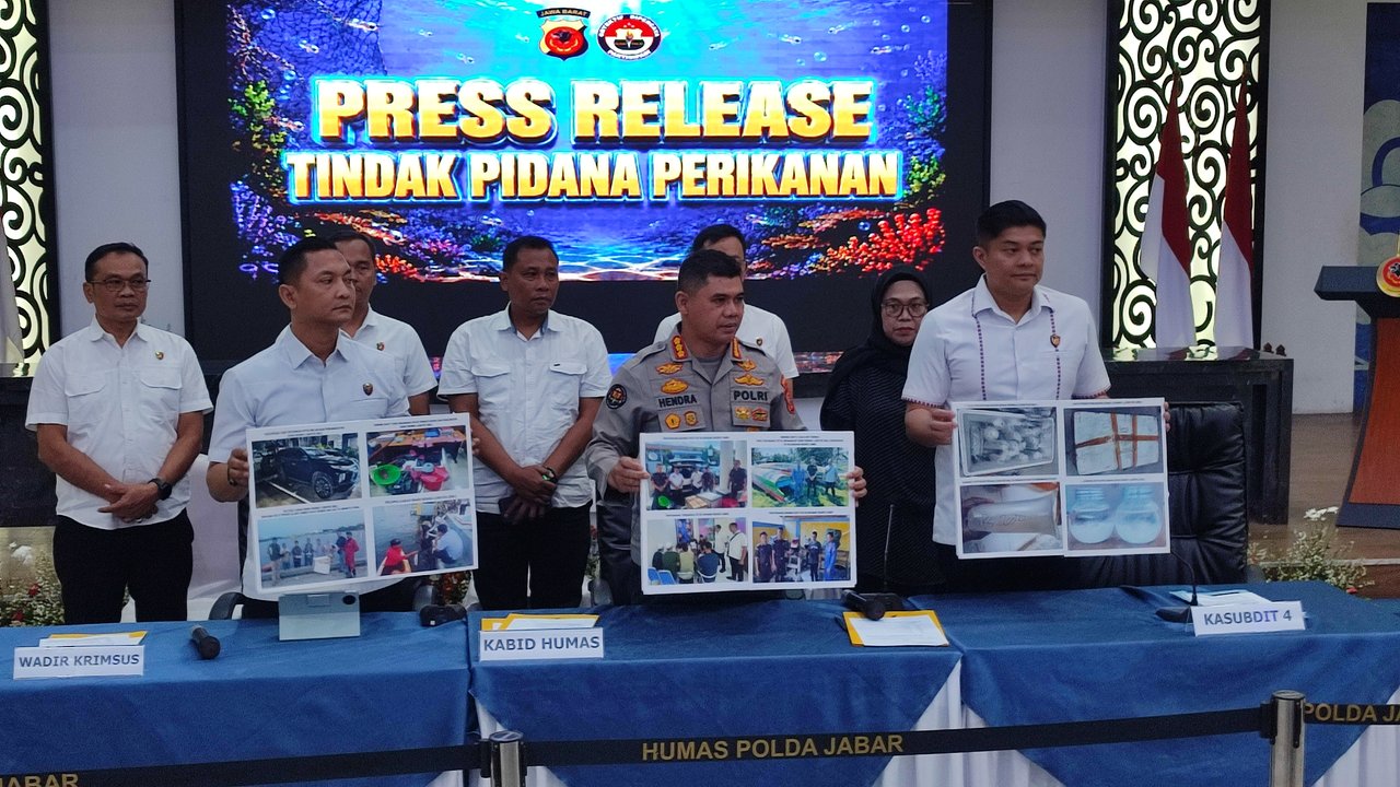Polisi Bongkar Dugaan Perdagangan Benih Lobster Ilegal di Pangandaran, Empat Orang Diamankan