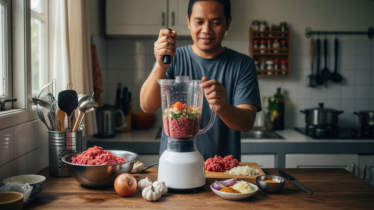 Resep Perkedel Daging Pakai Blender/Foto: AI Generated