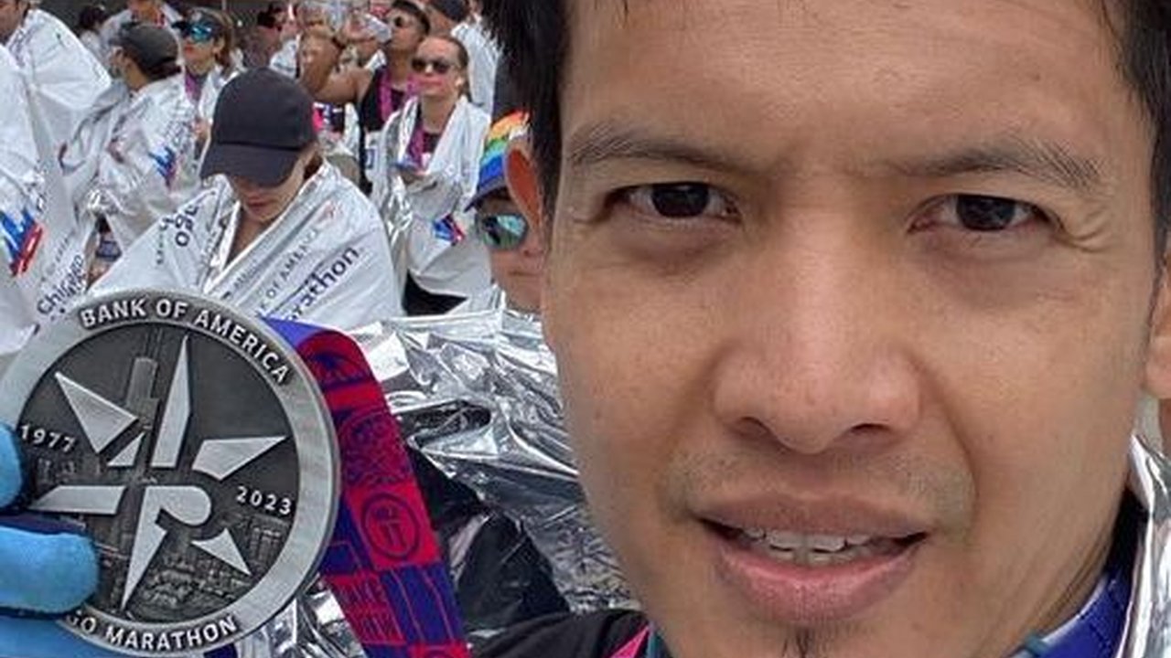 10 Potret Dimas Seto Ikut Chicago Marathon, Kehadiran Sosok ini jadi Support System saat Mengikuti Lomba