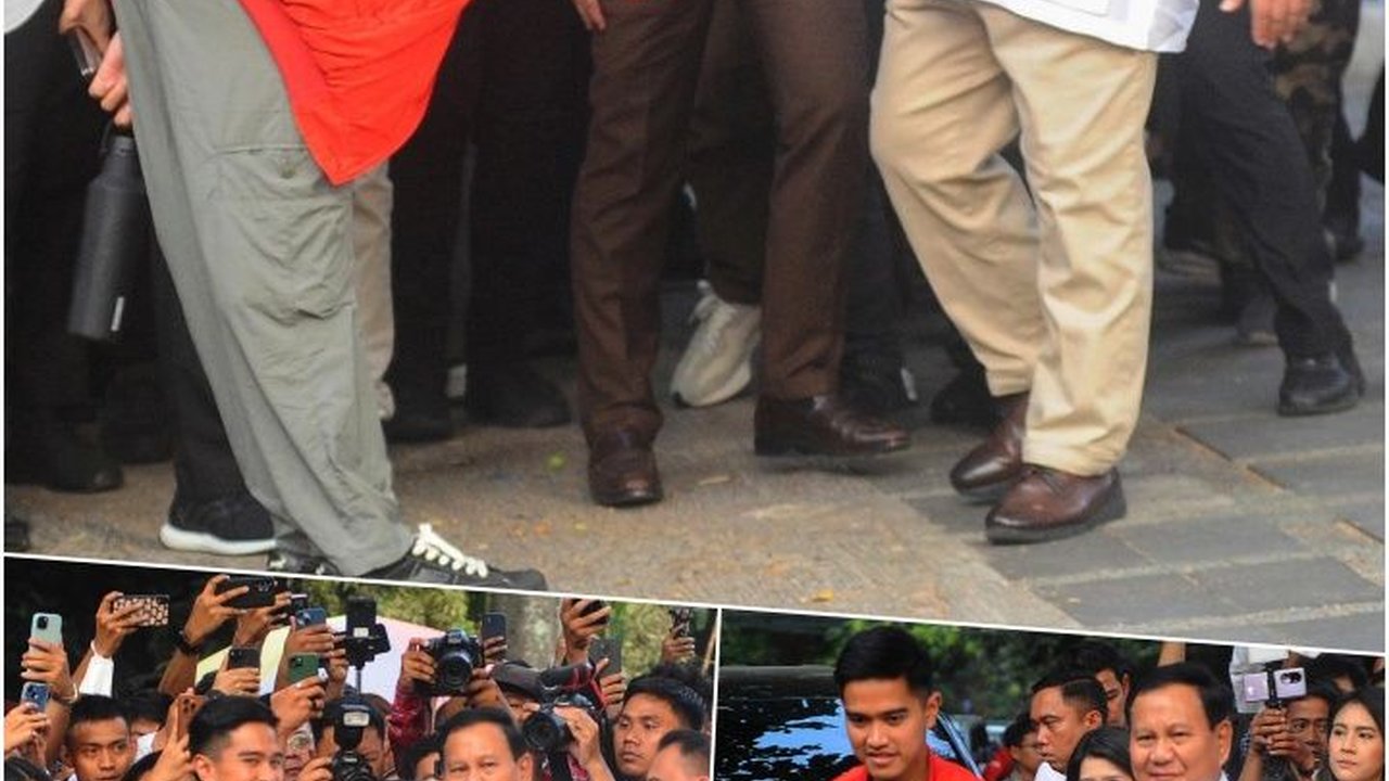 FOTO: Momen Kaesang Pangarep Disambut Istimewa Oleh Prabowo Subianto di Rumah Kertanegara