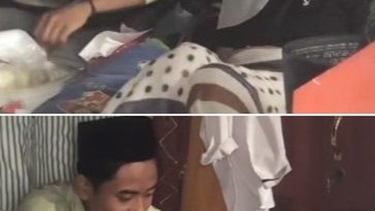 Viral Momen Pengurus Kamar Pesantren Rawat Santri yang Tengah Sakit, Rela Cuma Tidur 1 Jam