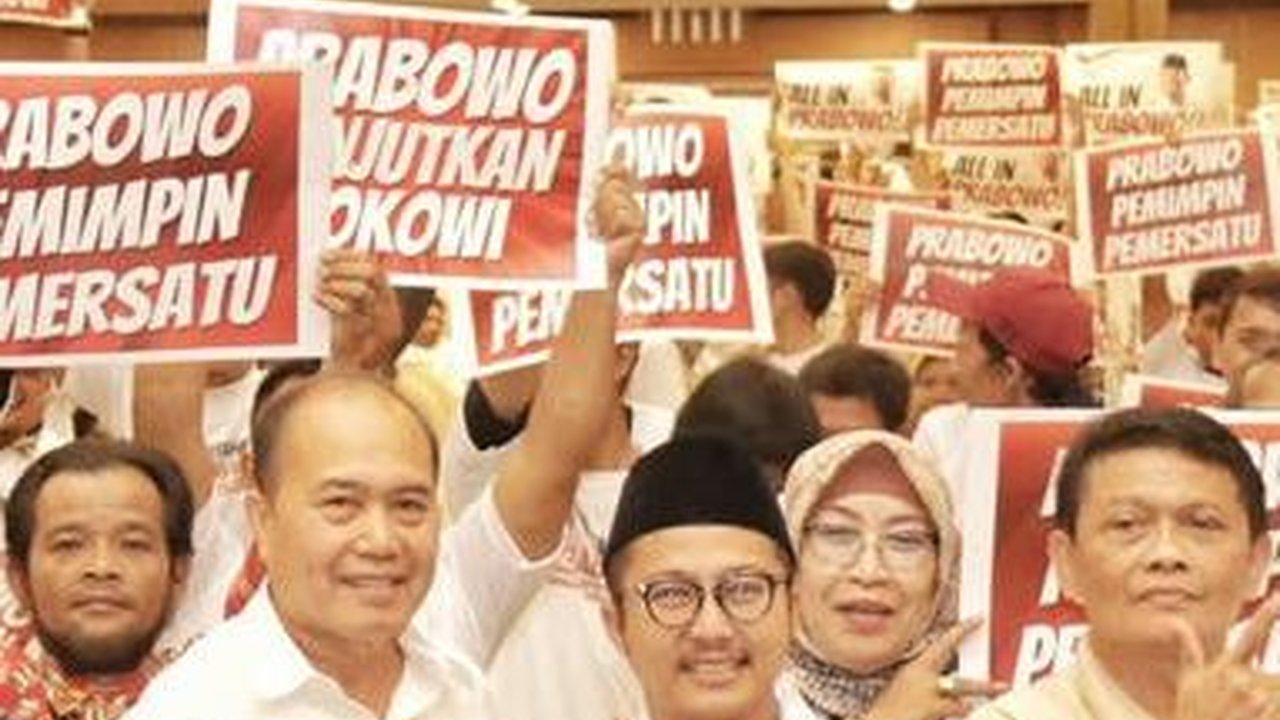 Relawan Jokowi Ramai-ramai Dukung Prabowo di Pilpres 2024