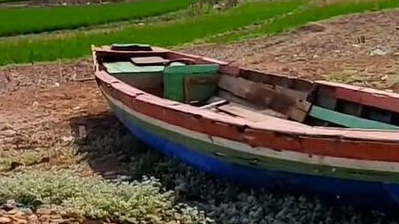 Waduk Jatigede yang Surut karena Kemarau Kini Tampak Menghijau, Intip Penampakannya