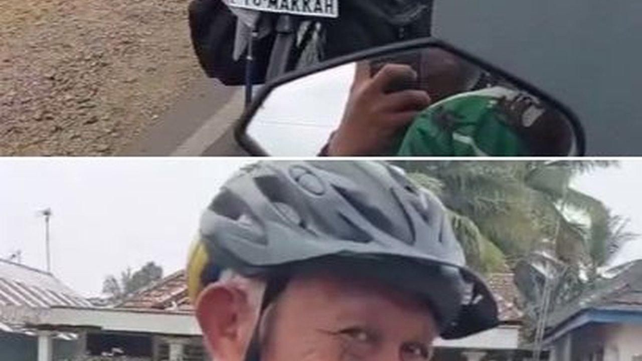 Viral Kakek 63 Tahun Naik Sepeda dari Tangerang Selatan Menuju Makkah, Aksinya Tuai Dukungan Warganet