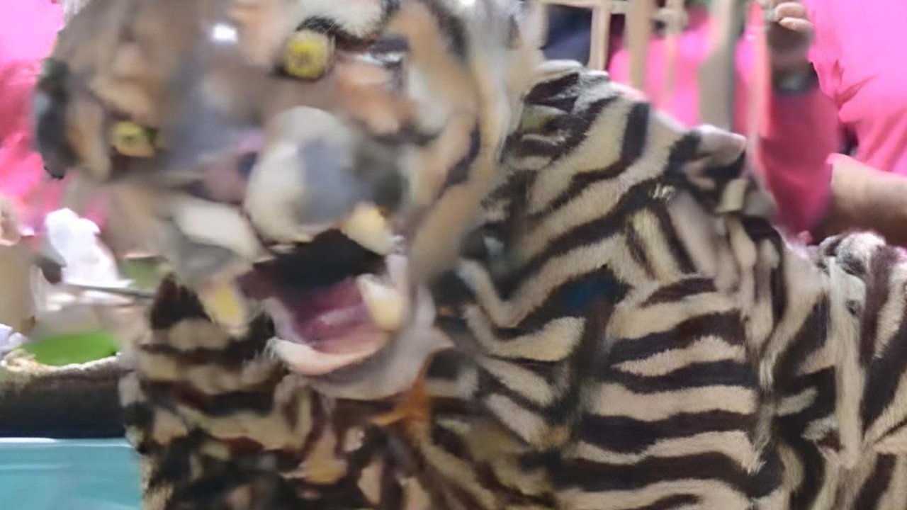 Cara Unik Petani Pangandaran Usir Hama di Sawah, Gunakan Topeng Hewan Buas