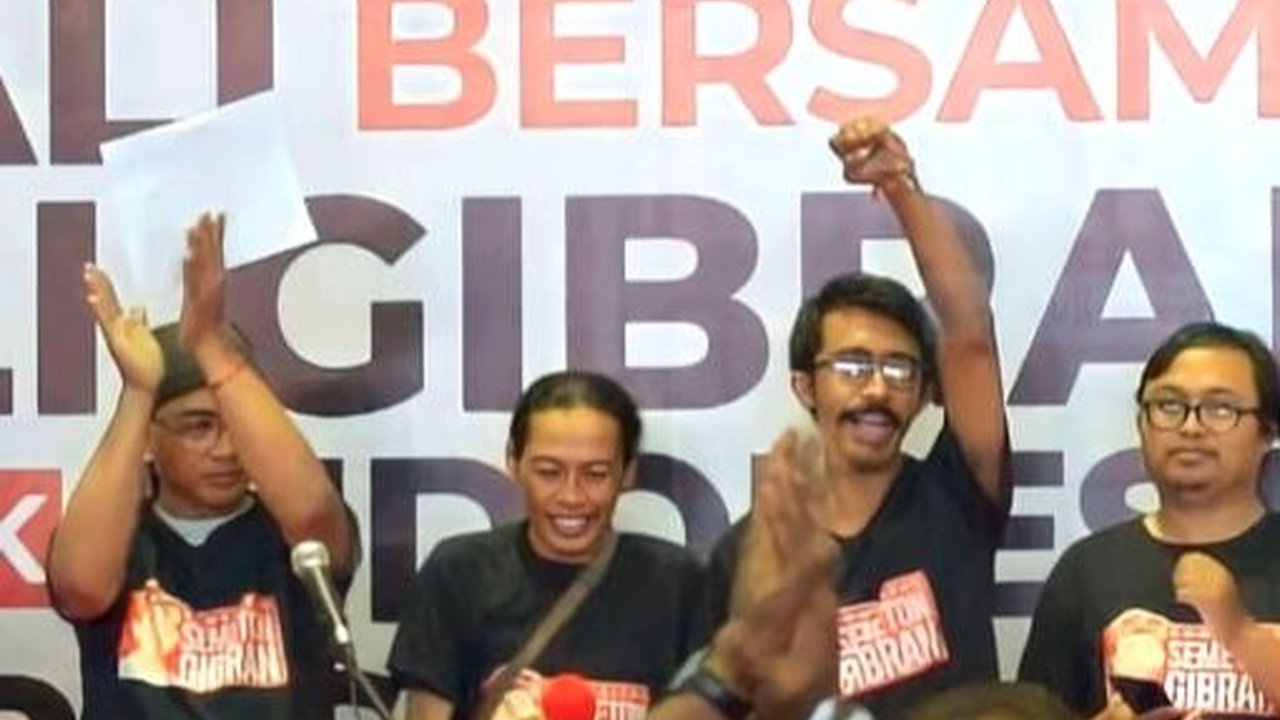 Potret Ratusan Warga Bali Deklarasi Dukung Gibran Maju Pilpres 2024