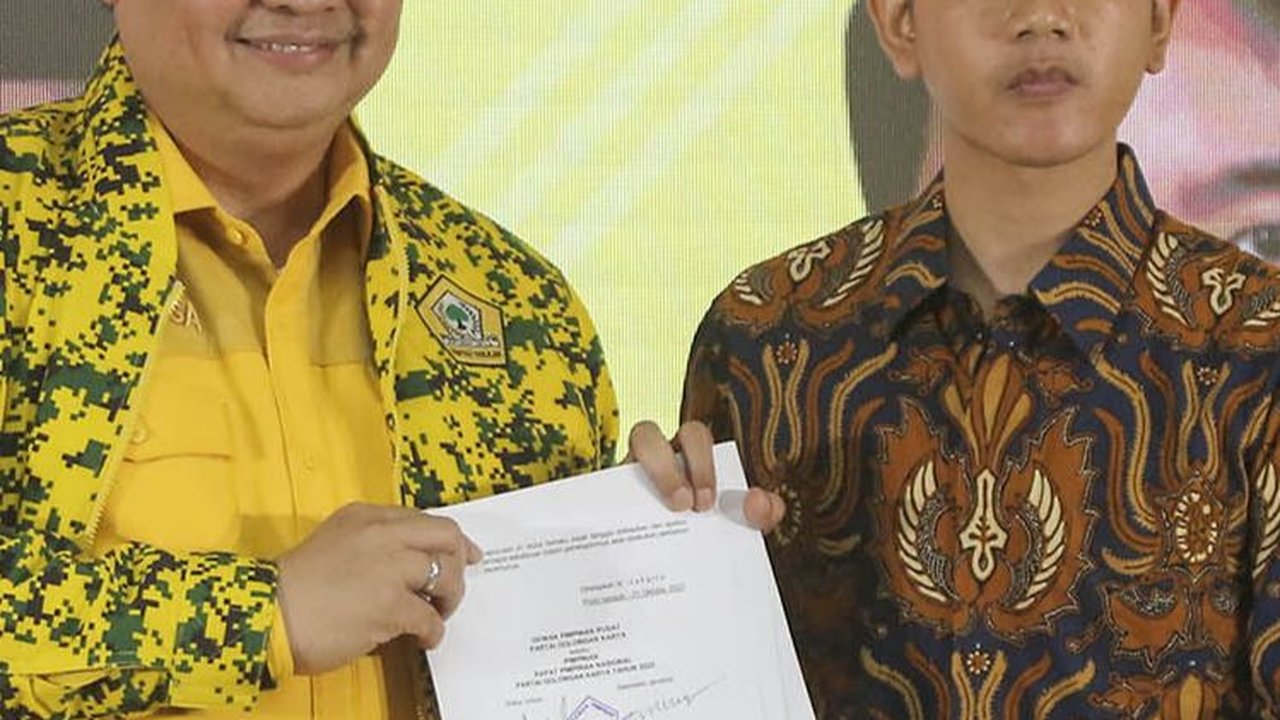 Gibran Bakal Jadi Kader Golkar, Airlangga: Sudah Komunikasi dengan PDIP