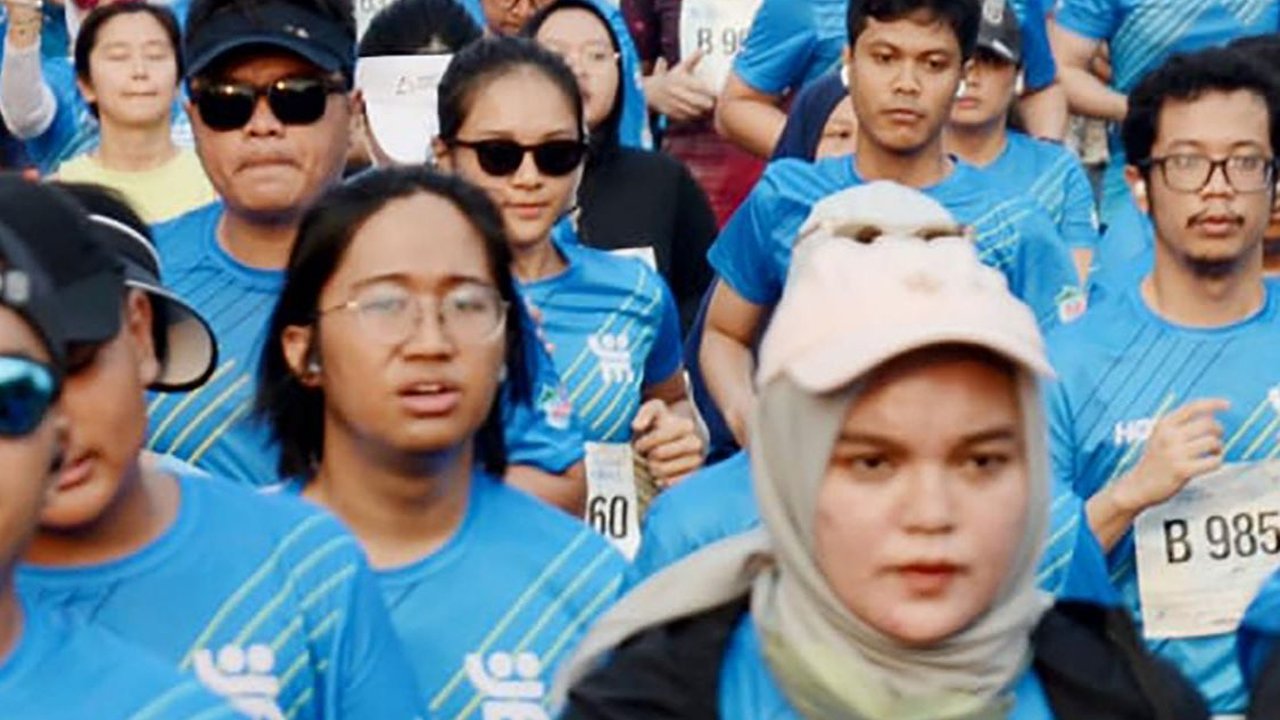 FOTO: Penampakan 10.000 Peserta Ramaikan Jakarta Marathon 2023
