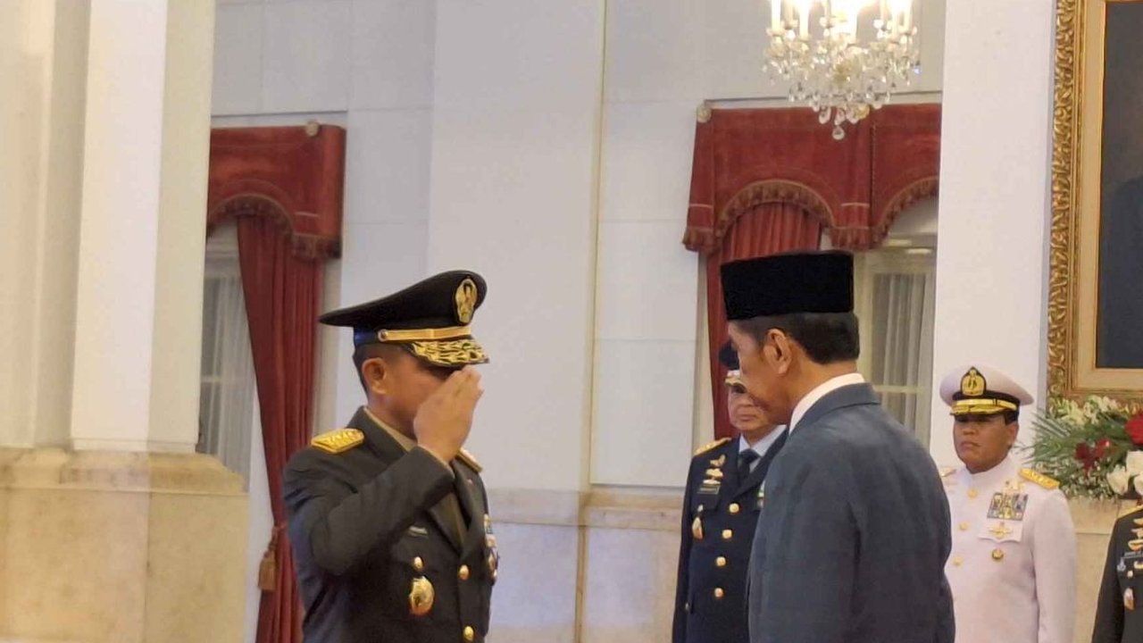 Jokowi Lantik Mantan Danpaspampres Letjen Agus Subiyanto Jadi Kasad Gantikan Dudung Abdurachman