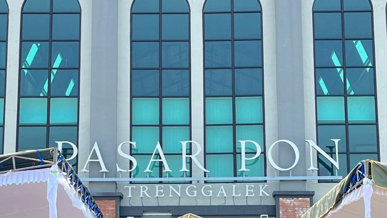 Ikonik dan Megahnya Pasar Pon Trenggalek Setelah Direnovasi Pemerintah Pusat