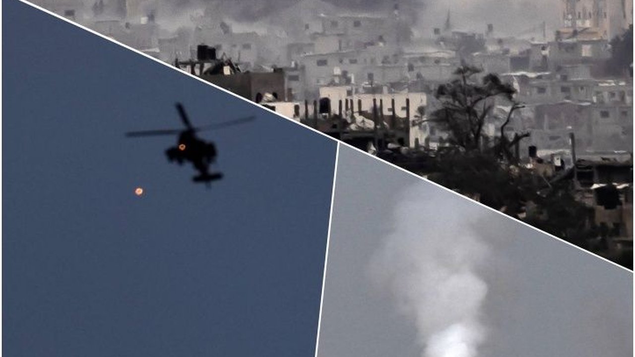 FOTO: Hingga Hari ke-23, Gempuran Rudal Israel Terus Membumihanguskan Jalur Gaza Palestina
