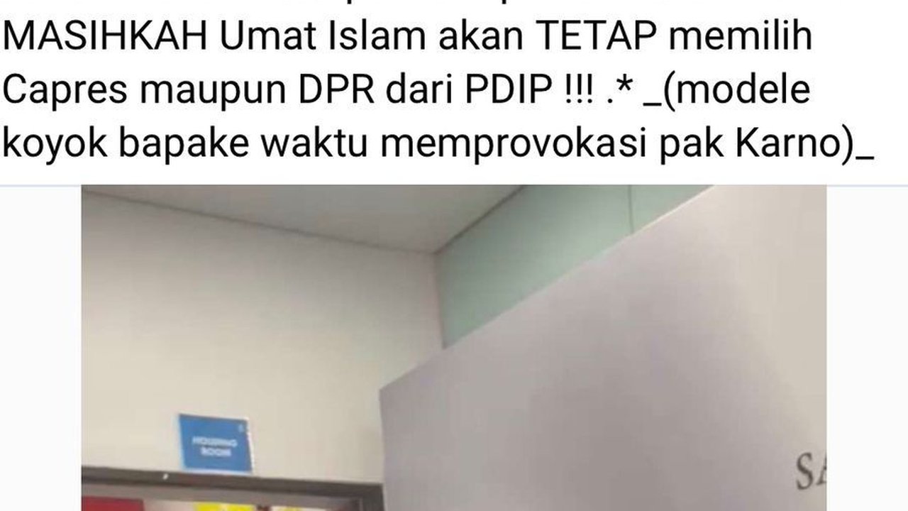 Beredar Video Anak DN Aidit 'Kipasi' Jokowi Ajak Perang Saudara, Begini Faktanya