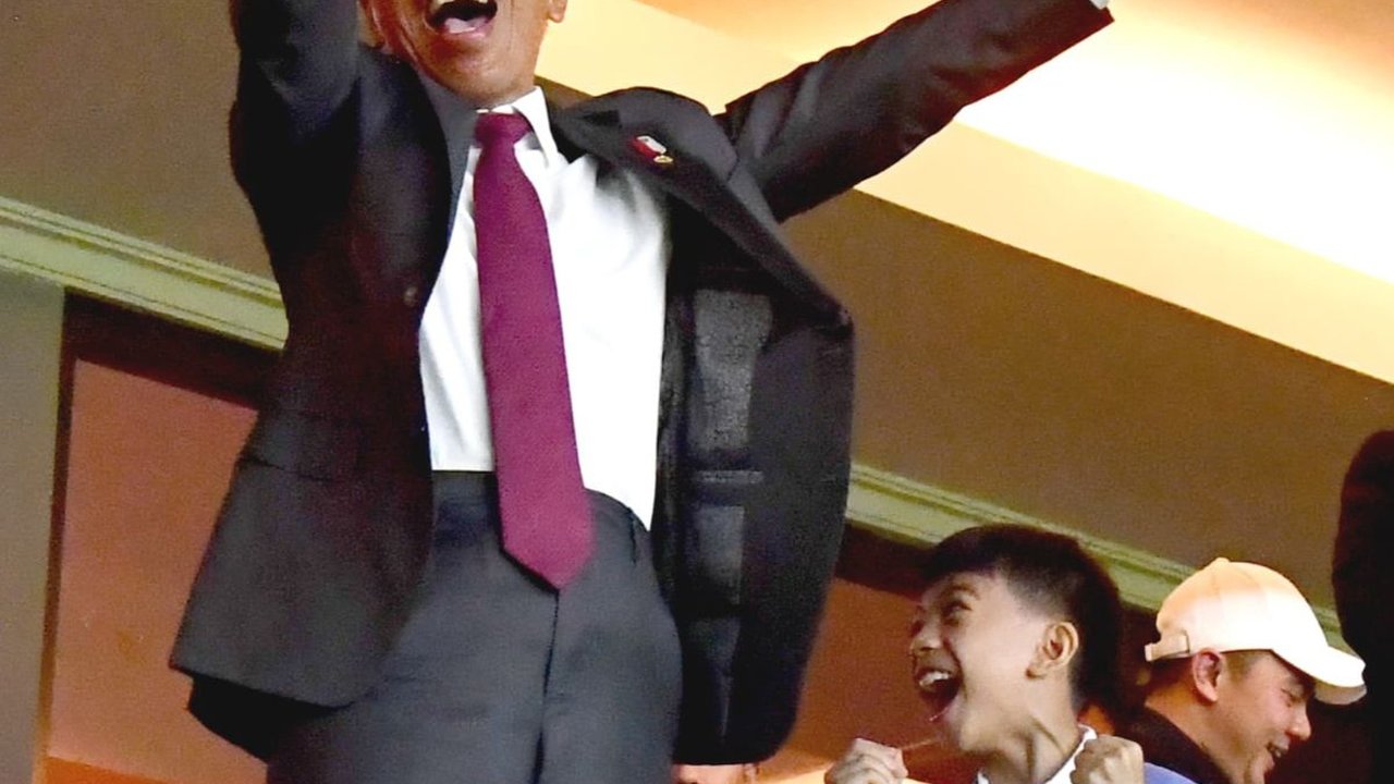 Momen Presiden Jokowi Disoraki di HUT NasDem