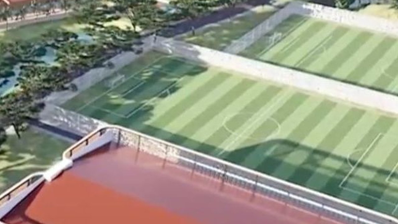 Melihat Progres Pembangunan Training Center PSSI di IKN