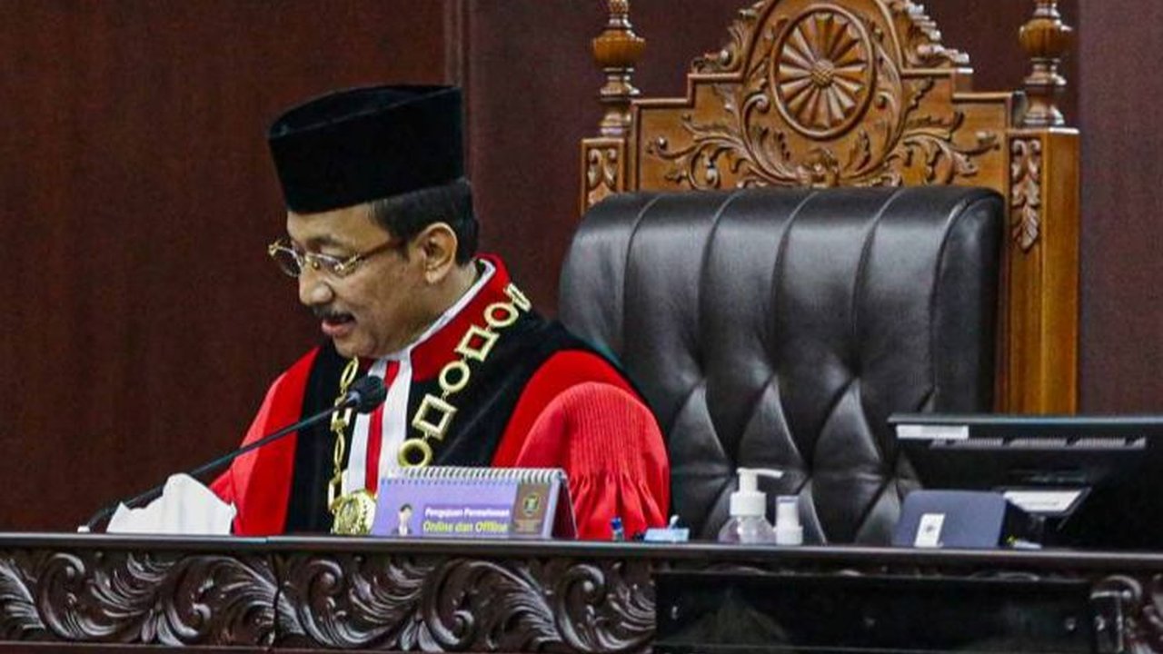 Suara Ketua MK Suhartoyo Bergetar Akui Tak Mudah Memulihkan Kepercayaan Publik