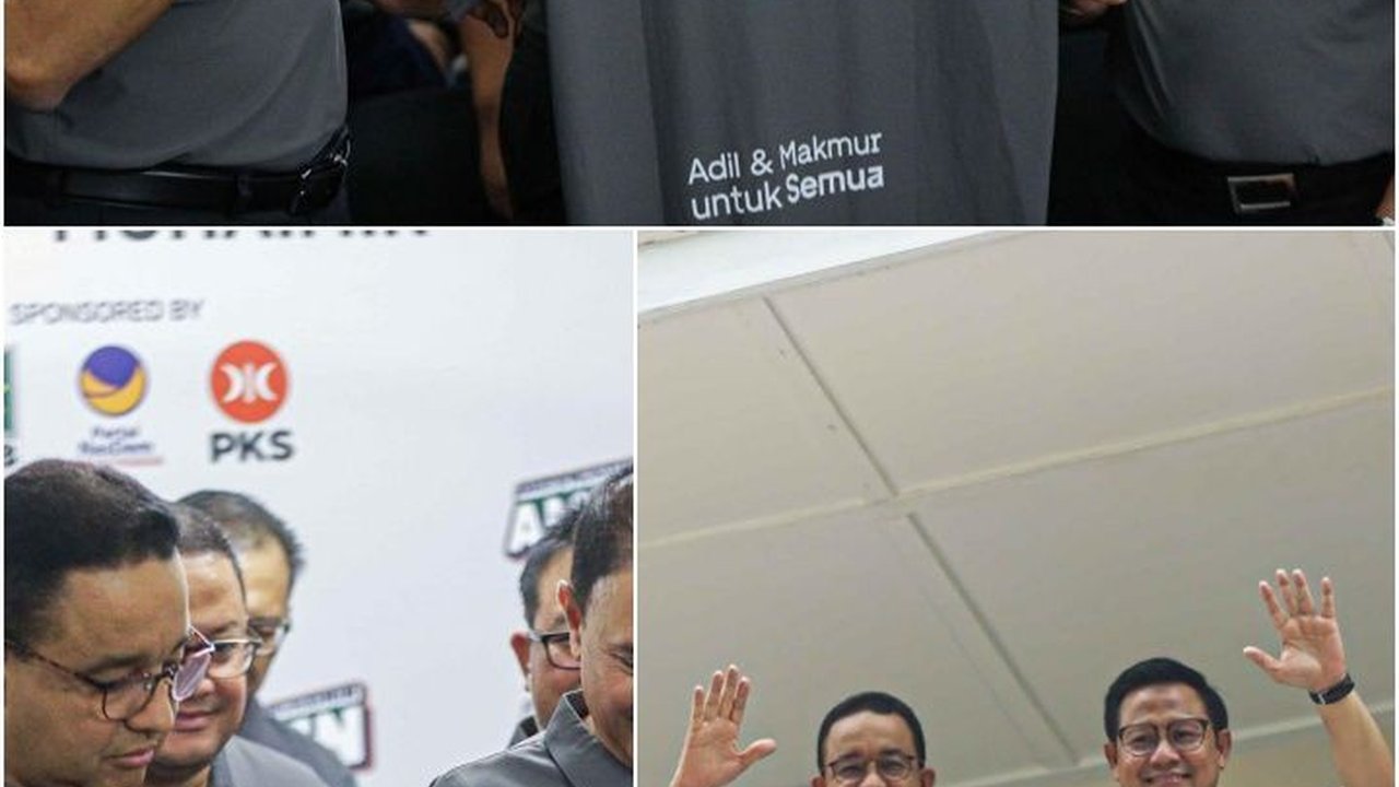 FOTO: Momen Anies dan Cak Imin Umumkan Timnas AMIN untuk Pemenangan Pemilu 2024