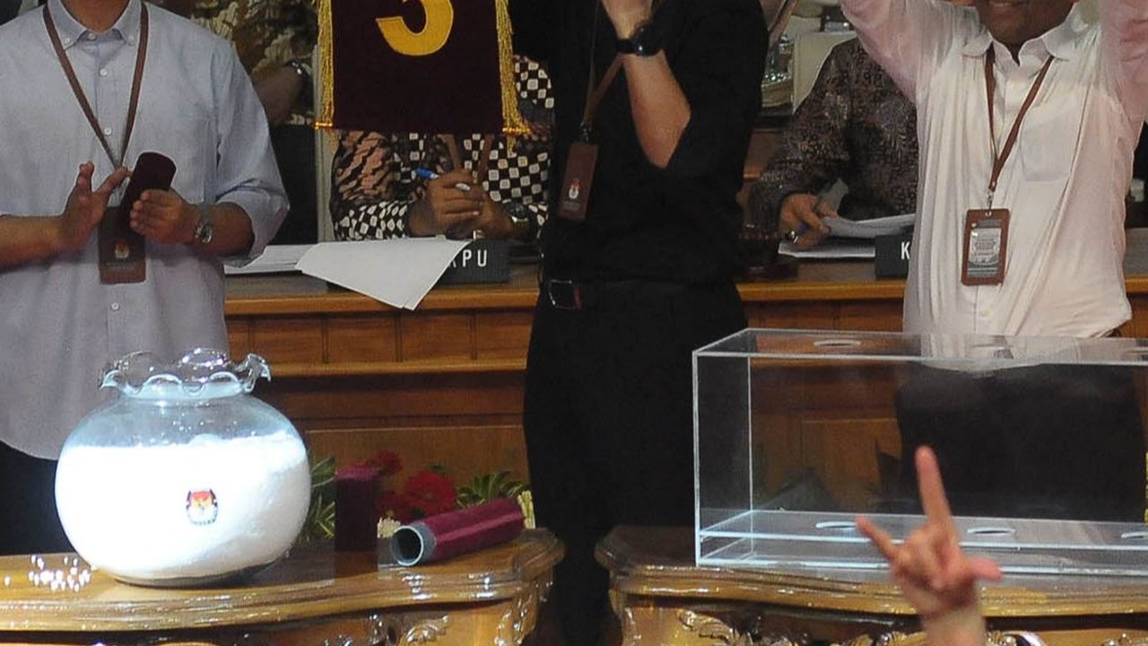 Momen-Momen Lucu Saat Undian Nomor Urut Capres Cawapres di KPU