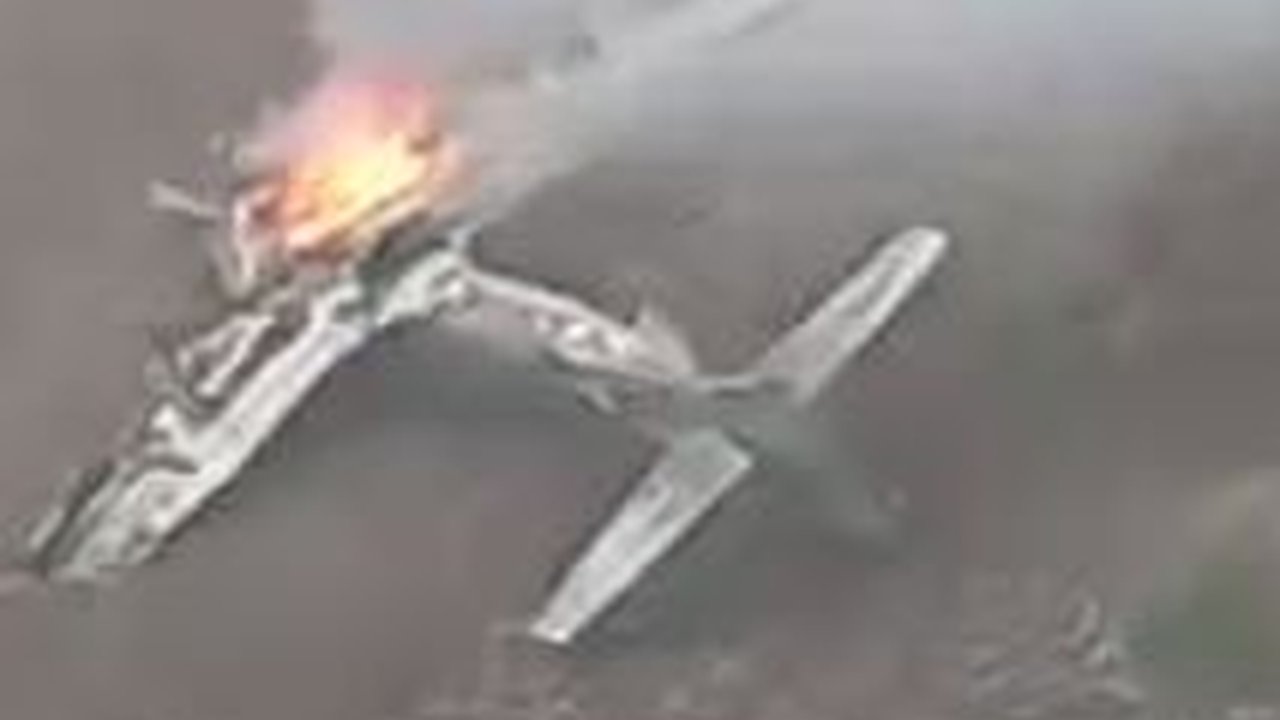 VIDEO: Penampakan Pesawat Tempur TNI AU Jatuh di Pasuruan