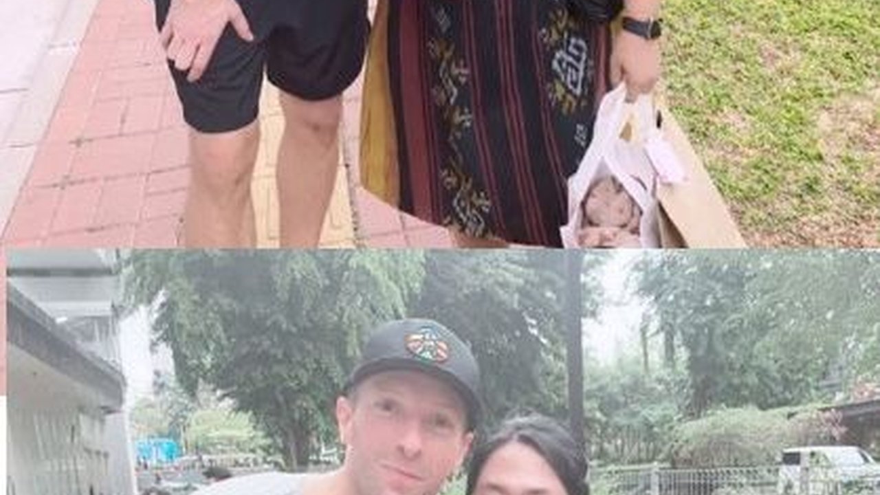 Wanita Ini Foto Bareng dan Dirangkul Chris Martin Coldplay di Jalan, Sukses Bikin Iri Warganet