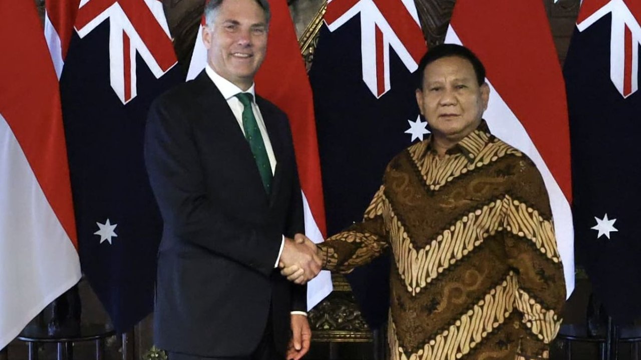 Sambil Ngopi Khas Hambalang, Prabowo dan Menhan Australia Bahas Kerja Sama Pertahanan