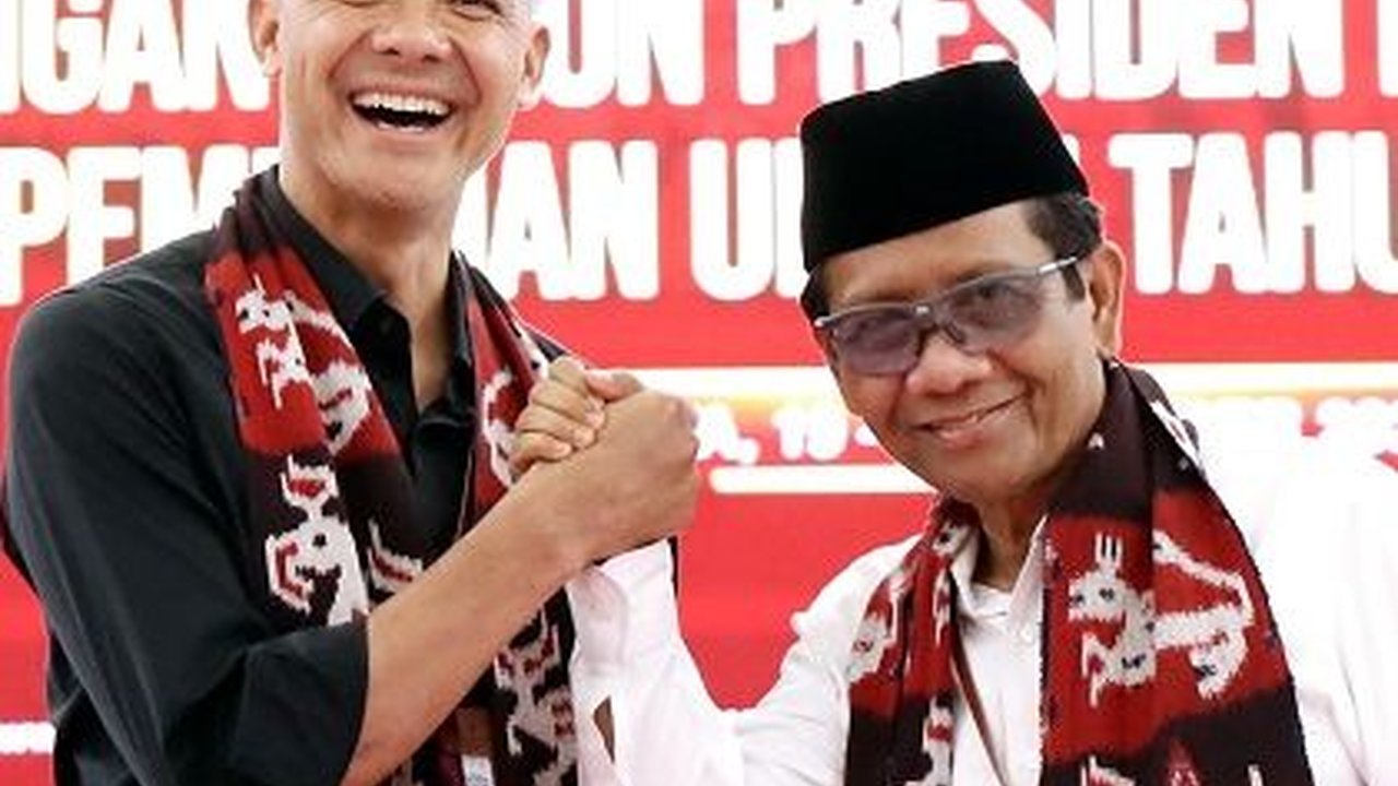 Struktur Timses Ganjar-Mahfud Didaftarkan ke KPU Usai Penentuan Capres-Cawapres