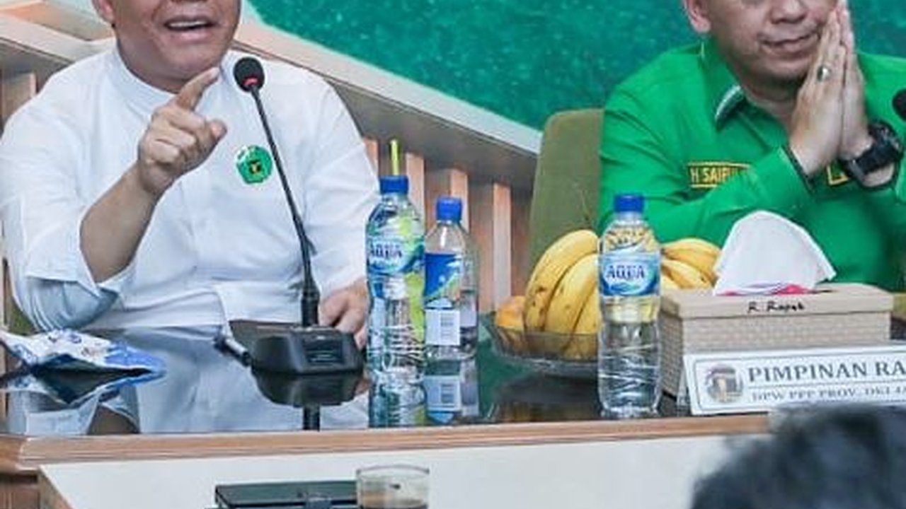 Mardiono Beri Arahan agar PPP Menang Pemilu 2024 di Jakarta, Ini yang Dibahas