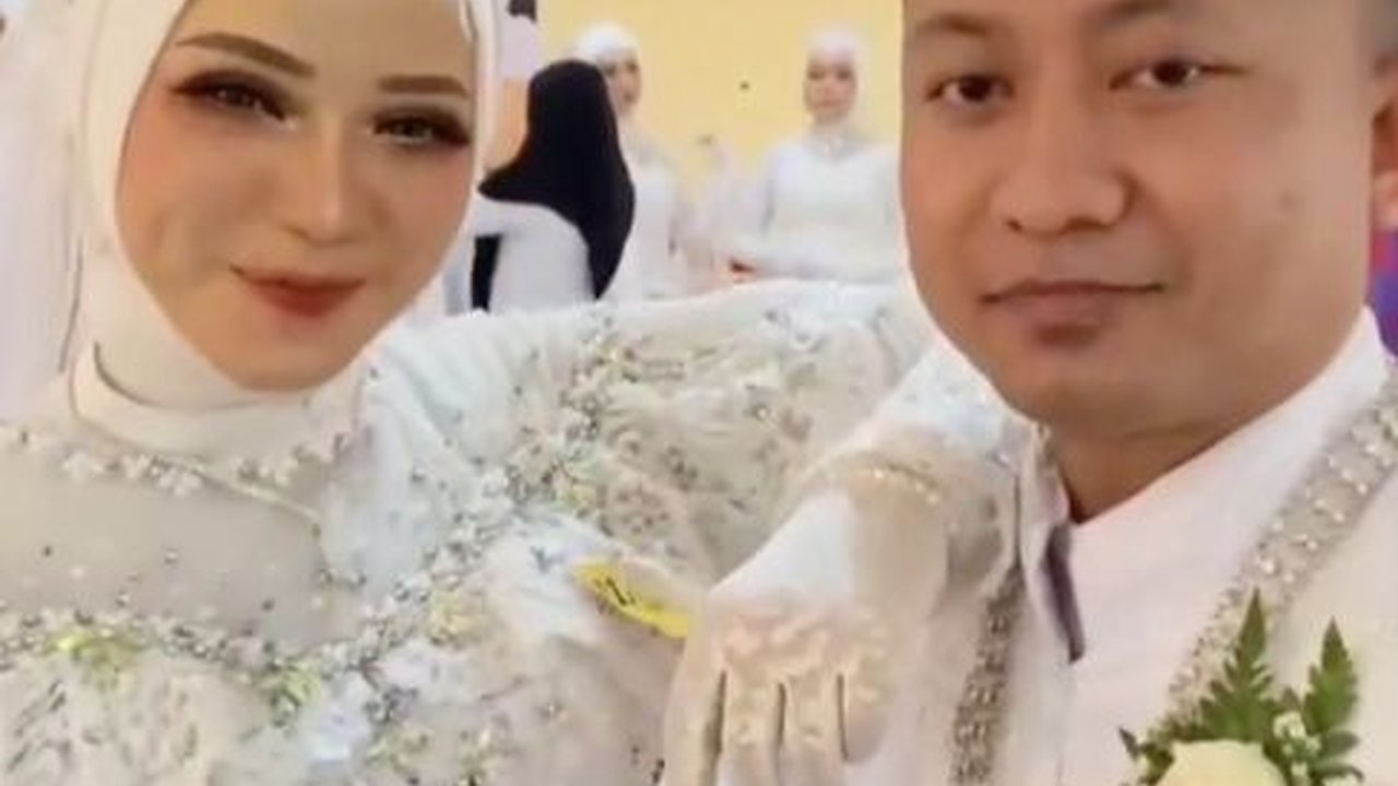 Ngirit Pasangan Pengantin Ini Ikut Nikah Massal, Alasannya Buat Beli Tanah dan Mobil