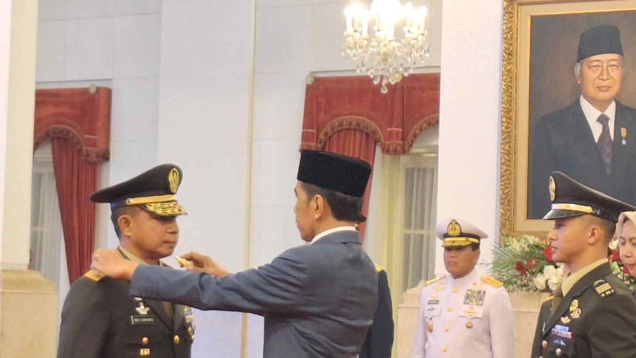 Jokowi Lantik Jenderal Agus Subiyanto Jadi Panglima TNI Besok Pagi