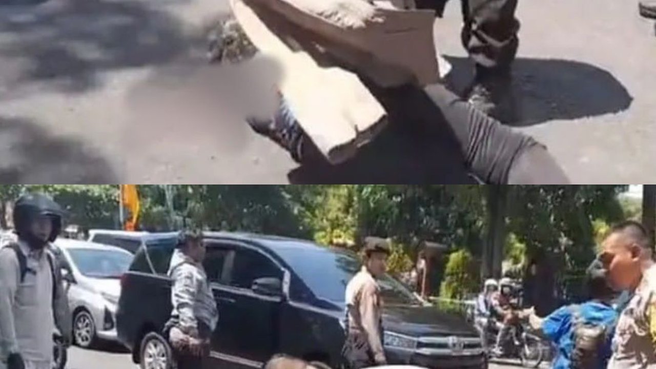 Polisi Ini Spontan Copot Baju Dinas dan Hentikan Kendaraan untuk Selamatkan Korban Kecelakaan, Aksinya Bikin Haru