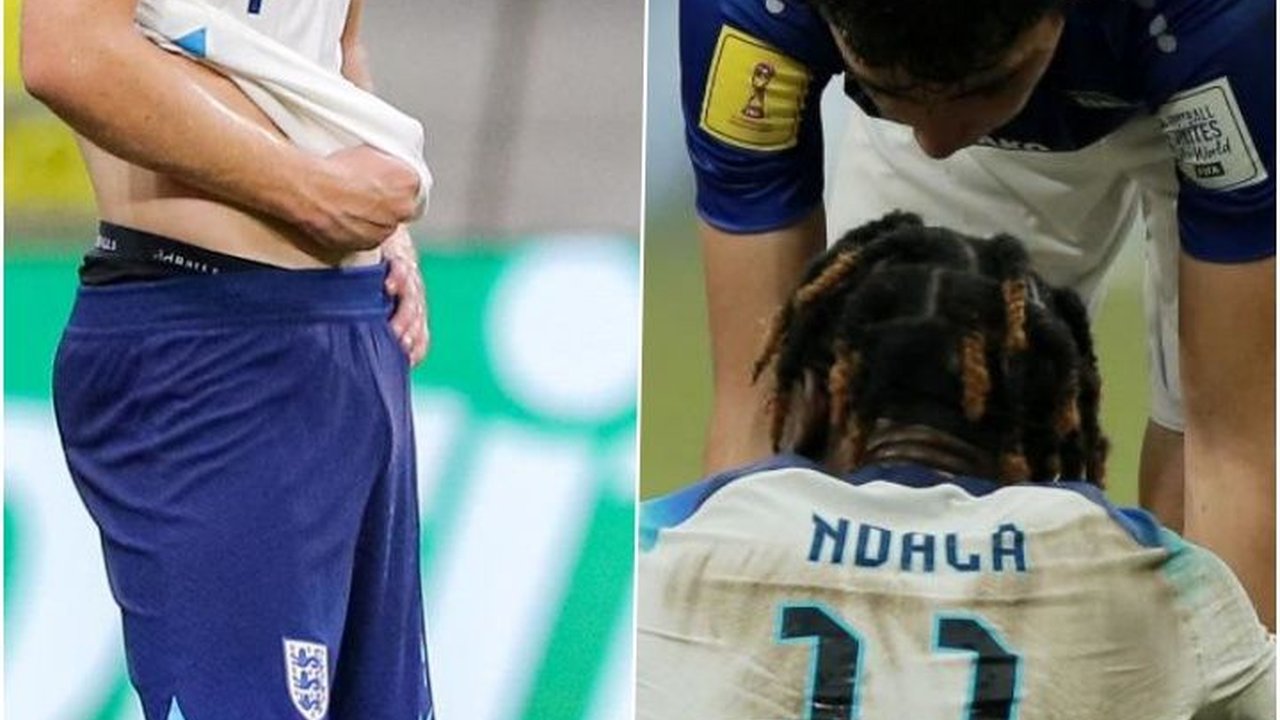FOTO: Wajah-Wajah Sedih hingga Tangis Pemain Timnas Inggris Usai Tersingkir dari Piala Dunia U-17