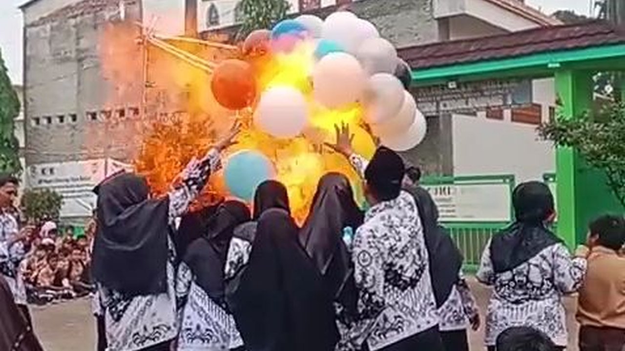 Kronologi Balon Gas Meledak saat Peringatan Hari Guru di Bekasi