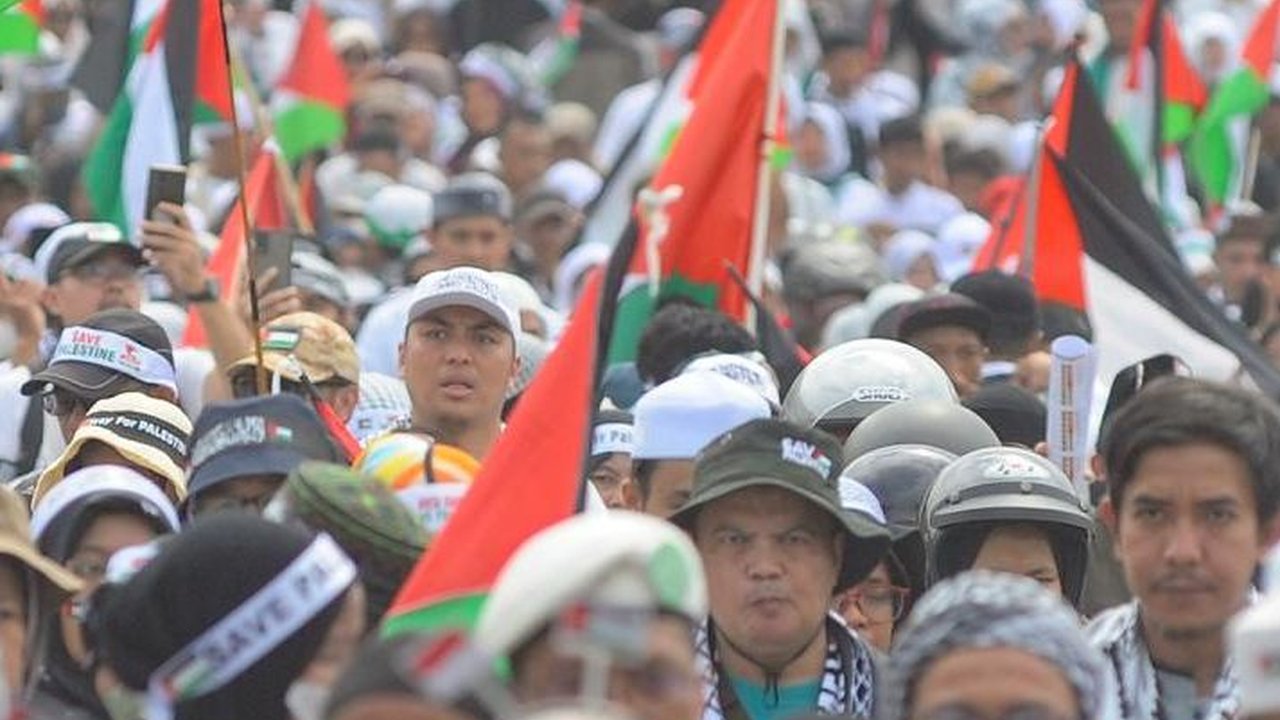 Aksi Damai Depok Bersama Palestina Berhasil Kumpulkan Donasi Rp2,2 Miliar