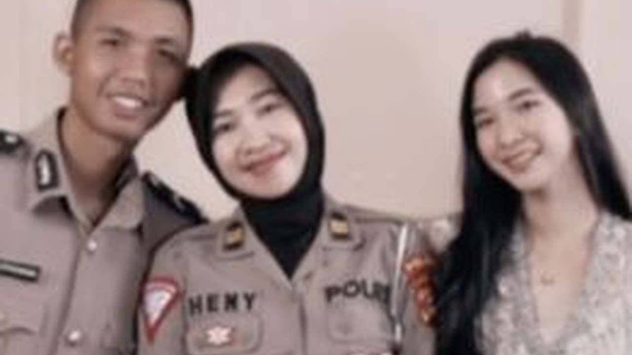 Potret Ibu & Anak Sama-sama Polisi Satu Kantor, Razia Bareng Sampai Malu Sama Senior