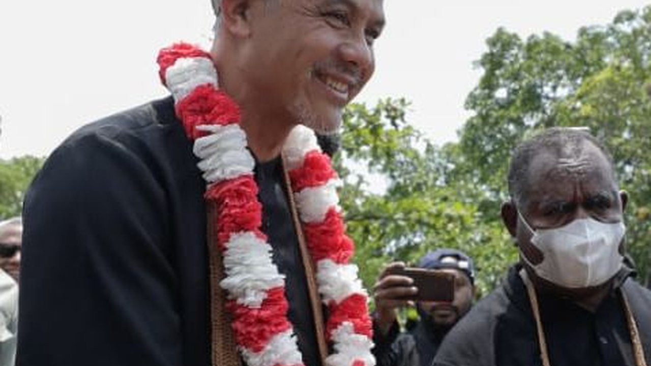 Ganjar Rapat Bareng Tim Pemenangan Daerah dan Caleg di Merauke
